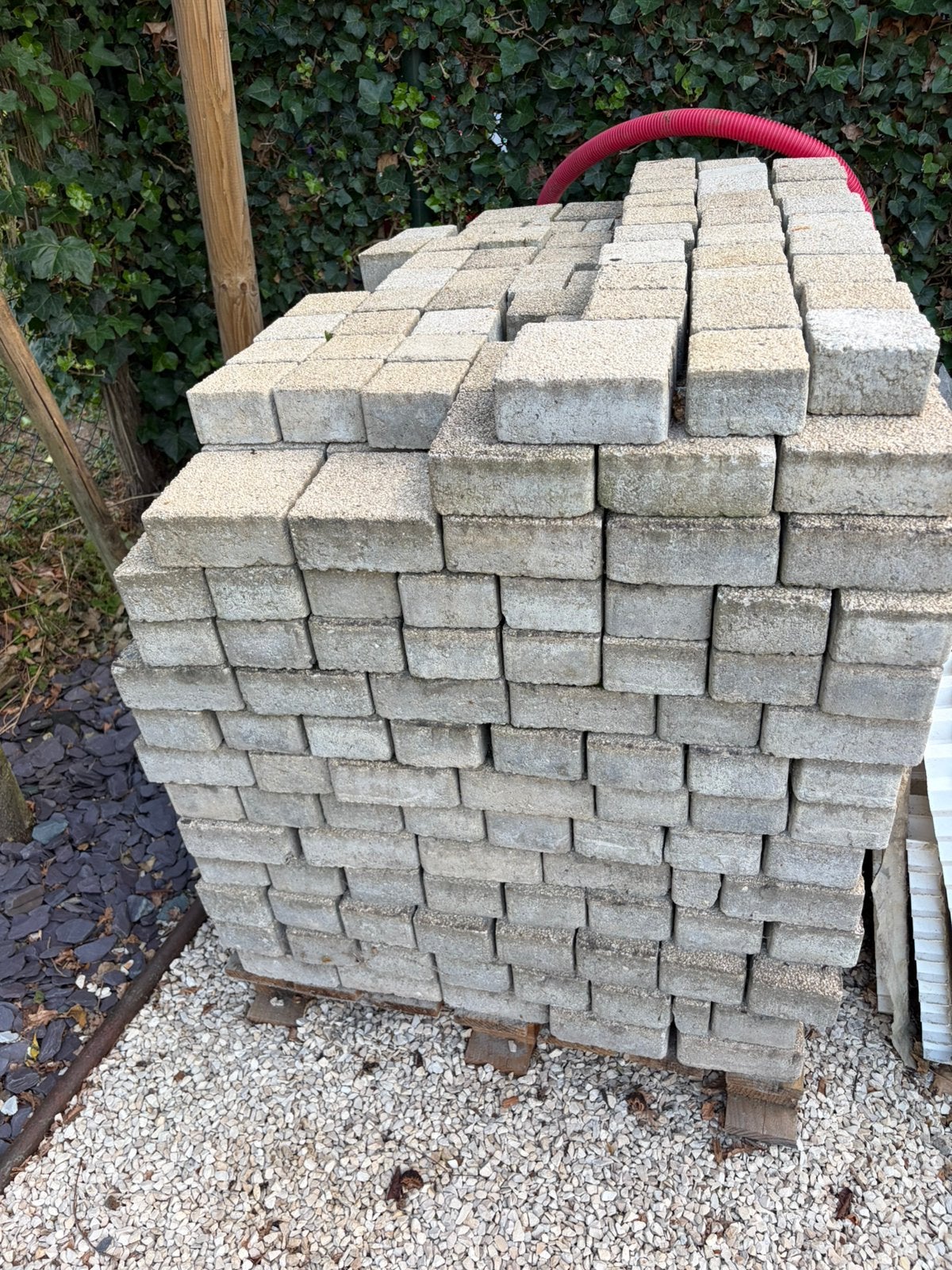Gratis af te halen klinkers 14m2, Ophalen, Gebruikt, Klinkers, 10 m² of meer