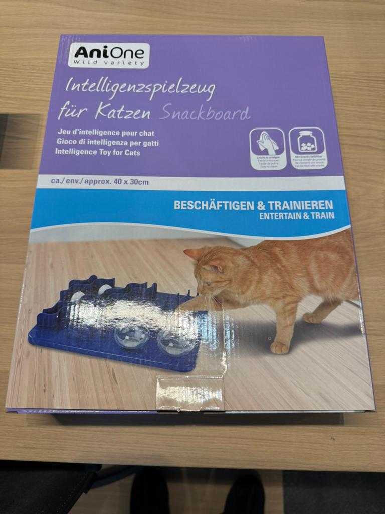AniOne katten intelligentiespeelgoed / snackboard, Dieren en Toebehoren, Katten-accessoires, Ophalen, Zo goed als nieuw