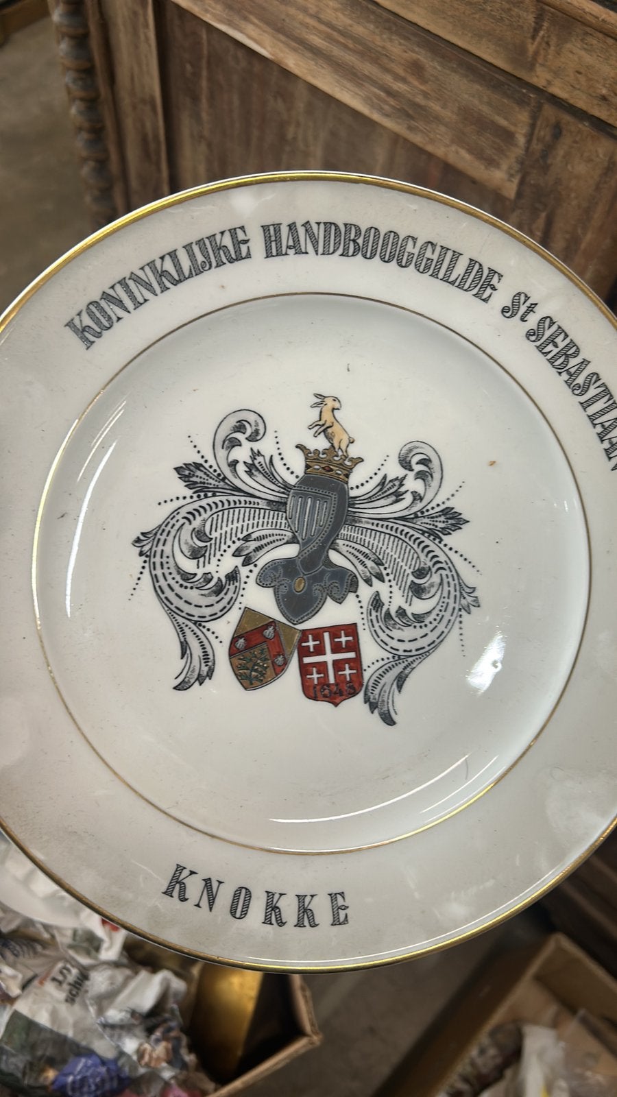 Borden schutters, Ophalen