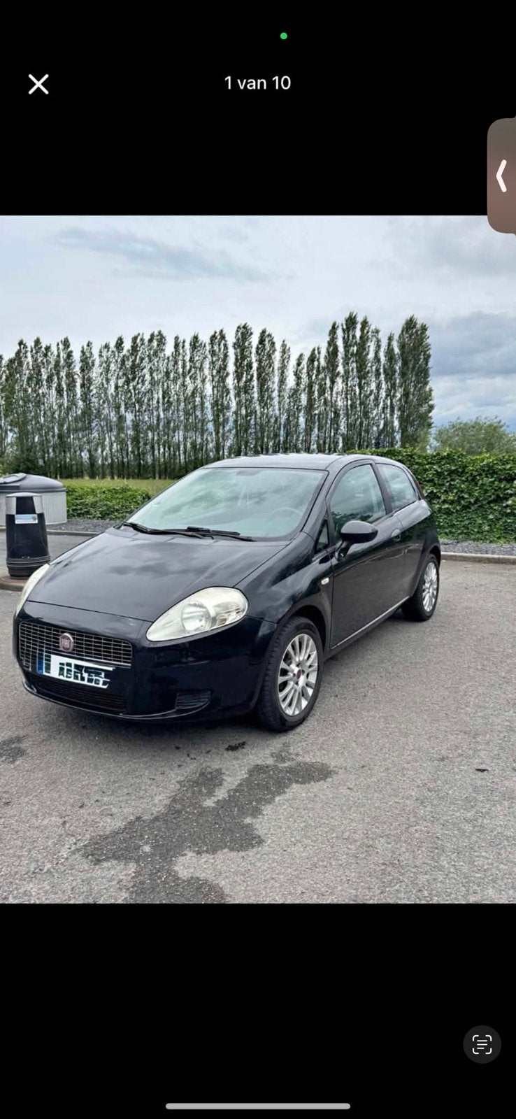 Fiat Punto 2006 (Export), Achat, Boîte manuelle, Noir, 5 places
