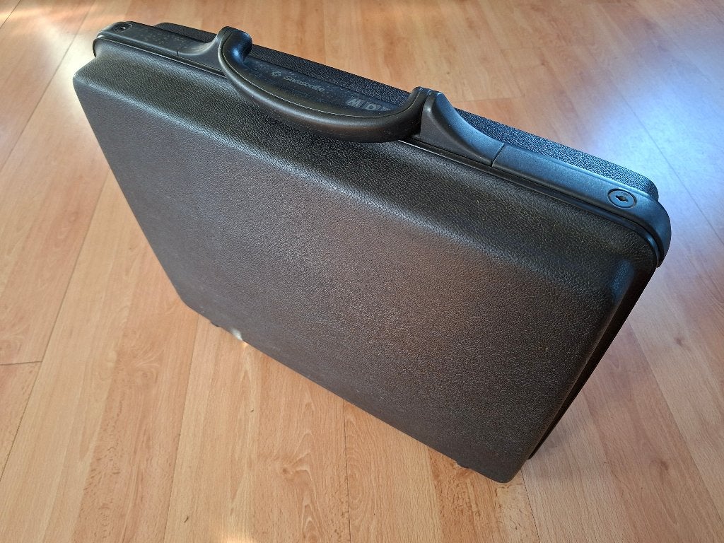 Samsonite aktentas, hardside suitcase, perfecte staat, zwart, Ophalen, Zwart, Aktetas of Boekentas, 40 tot 50 cm