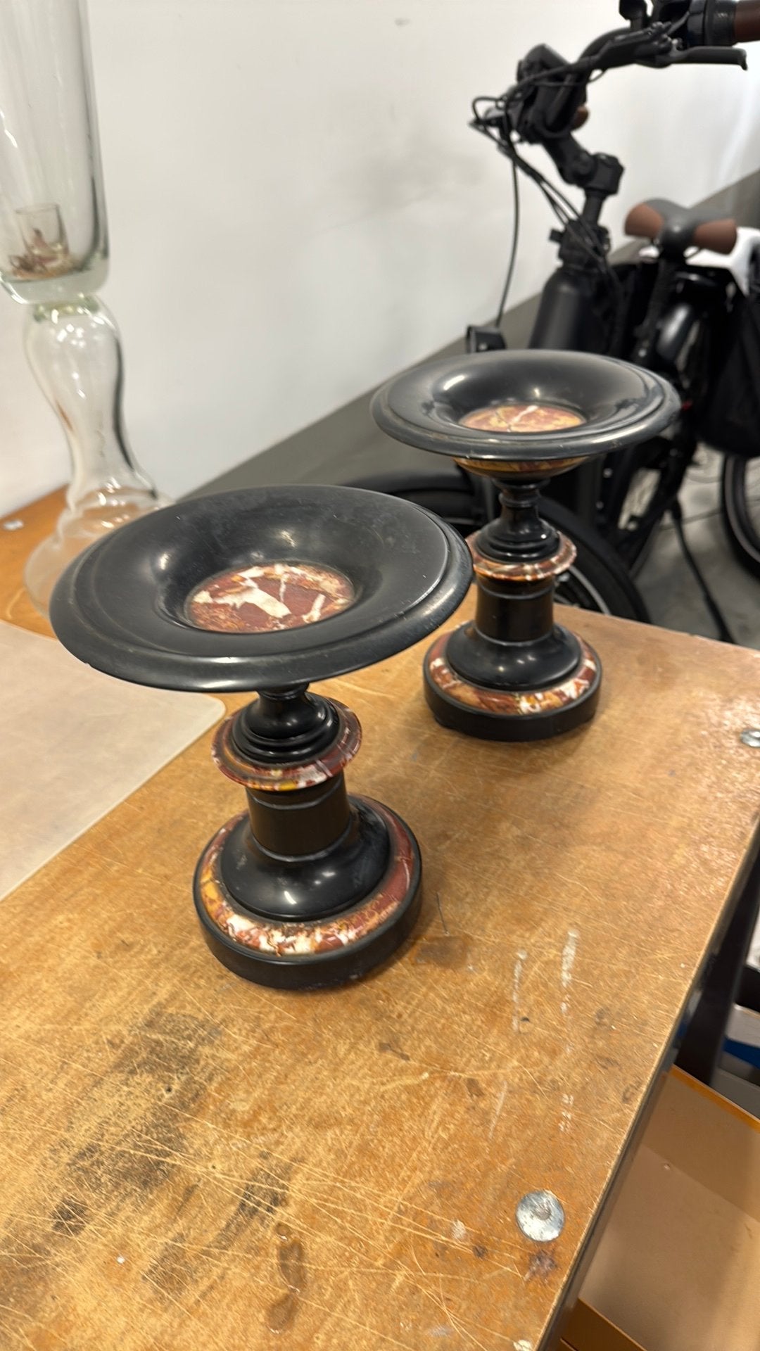 2 empiere decoratie schalen, Ophalen, Zo goed als nieuw