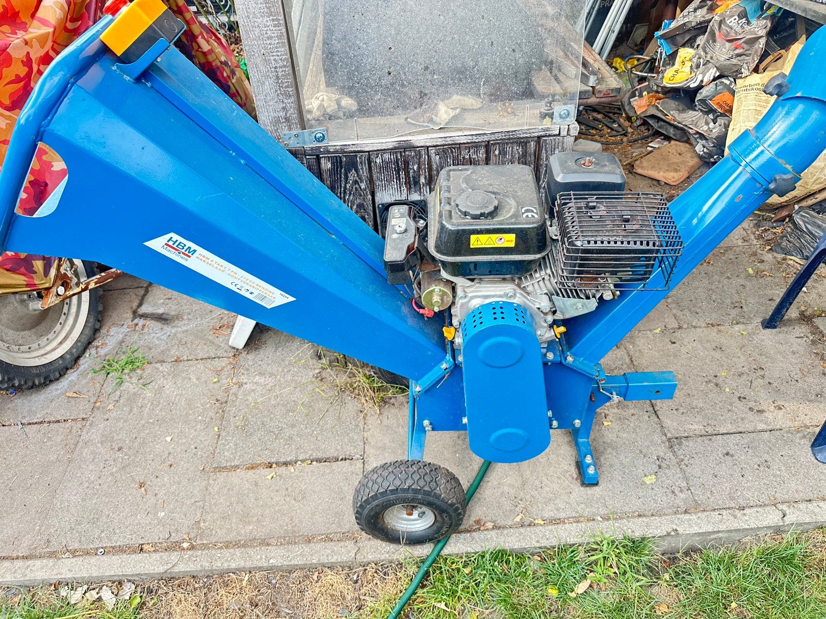 hbm hakselaar benzine, Ophalen, Zo goed als nieuw, Benzine