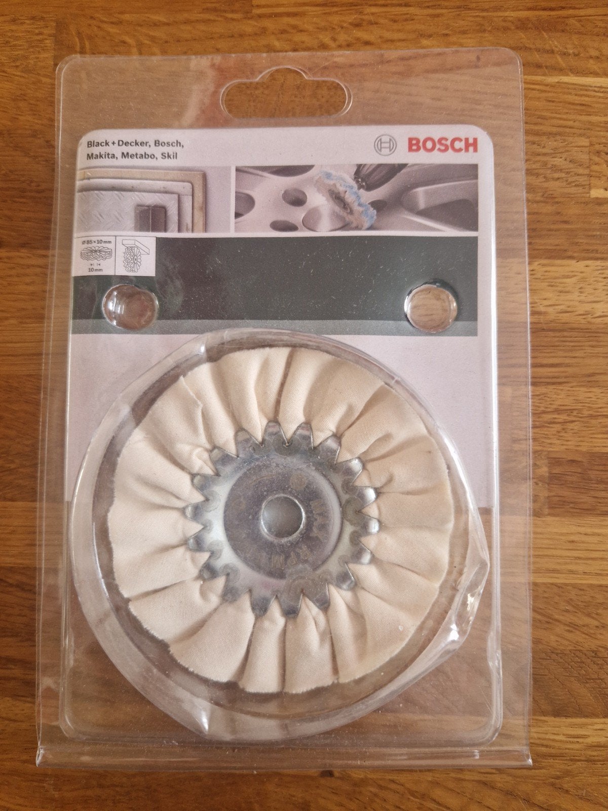 Disque de polissage en coton Bosch 85 mm, Enlèvement, Comme neuf