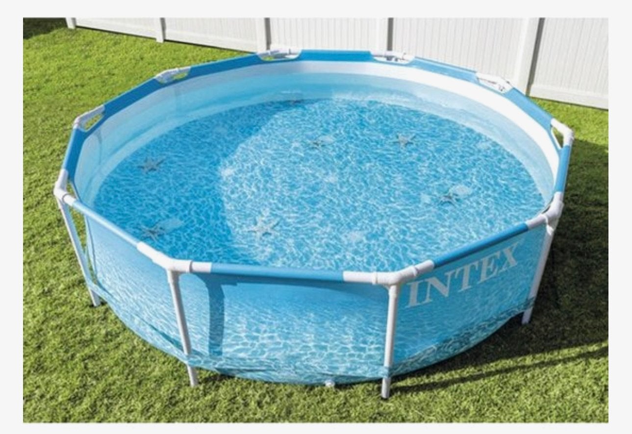 Intex zwembad met metalen frame, 200 à 400 cm, 300 cm ou plus, Rond, Enlèvement
