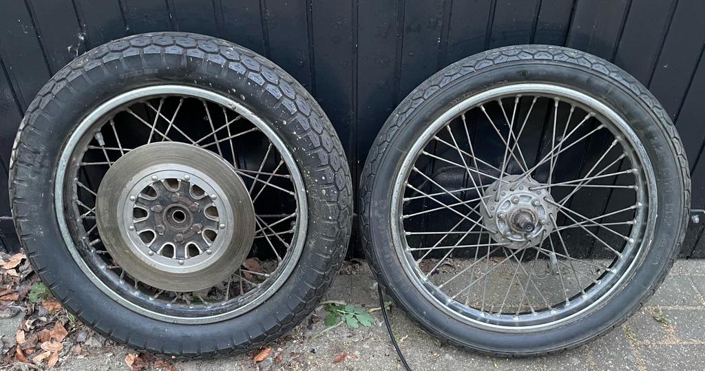 Wielen Suzuki GS oldtimer, Motoren, Ophalen, Gebruikt