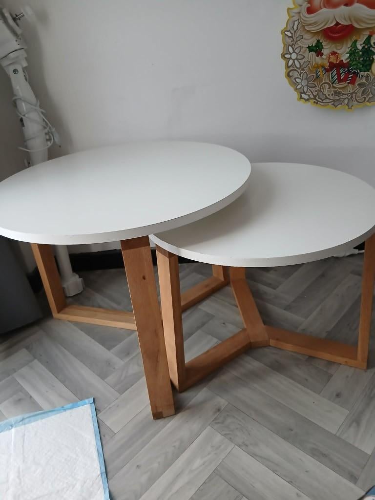 2 tables de salon gigogne, Maison & Meubles, Tables | Tables de salon, Enlèvement, Utilisé