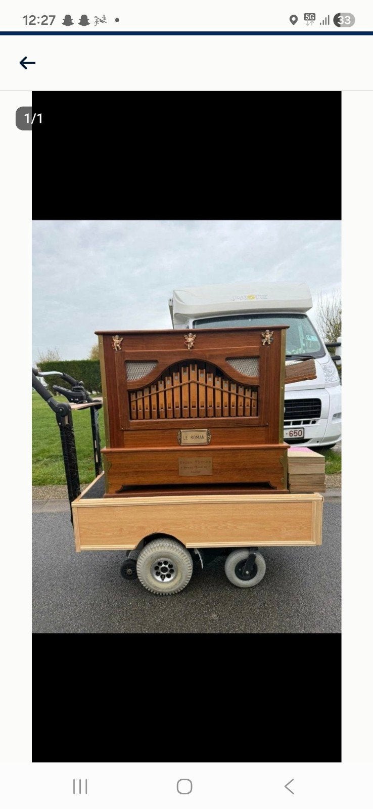 Draaiorgel kar, Ophalen of Verzenden