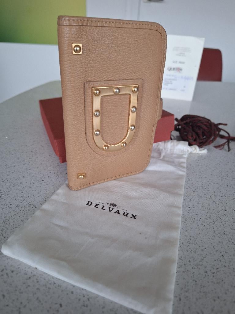 prachtige portefeuille leder delvaux cashemire nieuw, Overige kleuren, Nieuw, Leder, Ophalen