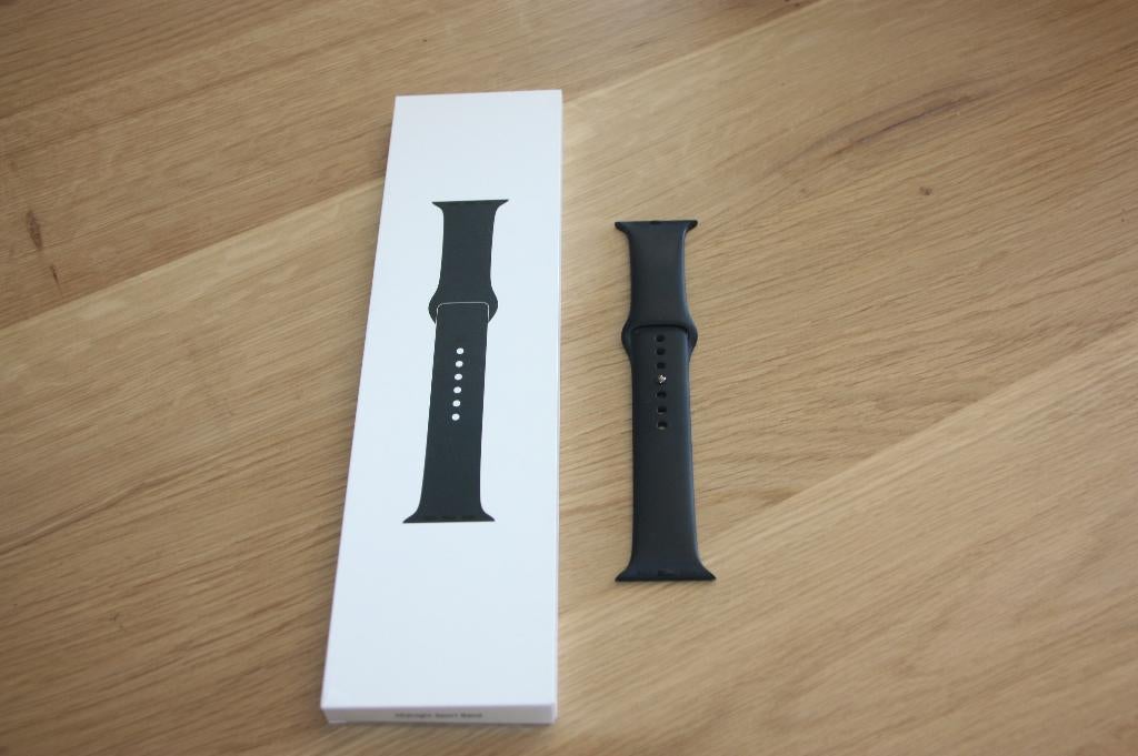 origineel Apple watch bandje zwart, Ophalen, Zo goed als nieuw, Zwart