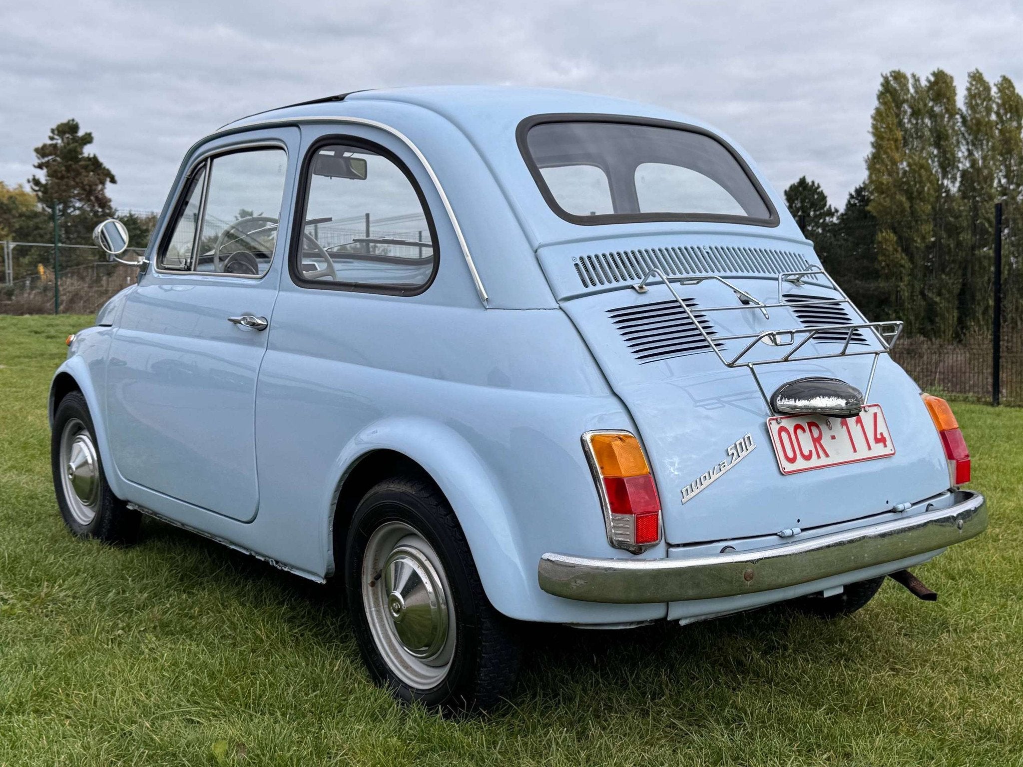 Fiat 500 NUOVA F LUSSO * toit pano * Entretien Fait *, Autos, Cuir, Achat, Entreprise, Boîte manuelle