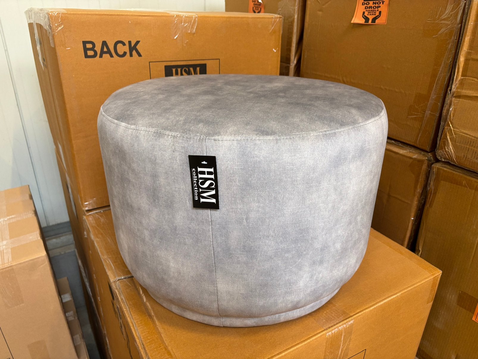 Nieuwe ronde poef otto big HSM collectie, Maison & Meubles, Canapés | Repose-pieds & Poufs, Neuf, Enlèvement ou Envoi, Rond, 50 à 75 cm