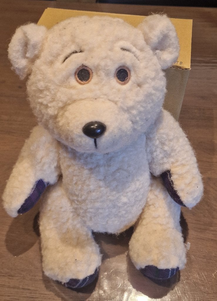 Wollen teddybeer 30cm, Ophalen of Verzenden, Gebruikt, Overige typen, Overige merken
