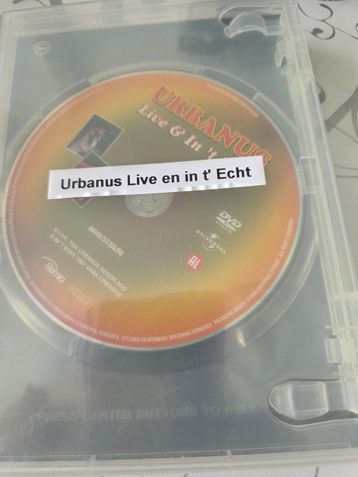 urbanus live en int echt, Cd's en Dvd's, Ophalen of Verzenden, Gebruikt