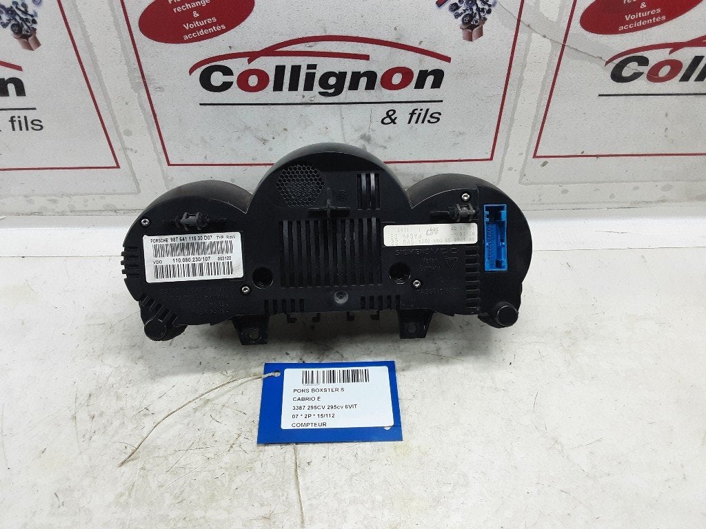 COMPTEUR DE VITESSE Porsche Boxster (987) (98764111530D07), Autos : Pièces & Accessoires, Utilisé, Rue de l'Espoir 34 34
4030  GRIVEGNÉE, BE