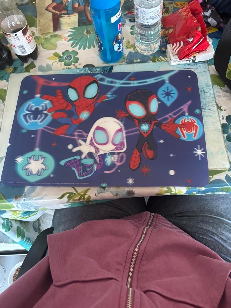 Playmat van spiterman, Ophalen of Verzenden, Gaming muismat, Zo goed als nieuw