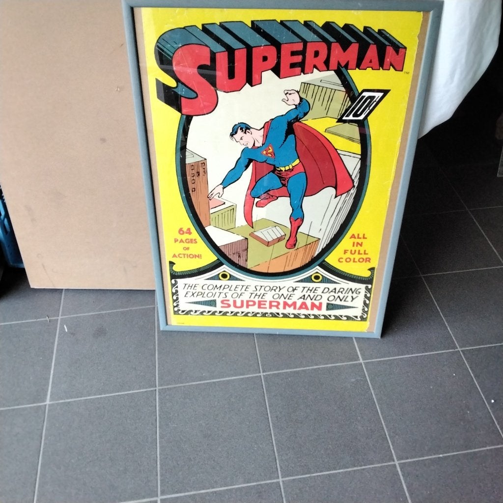 affiche ancienne superman, Enlèvement