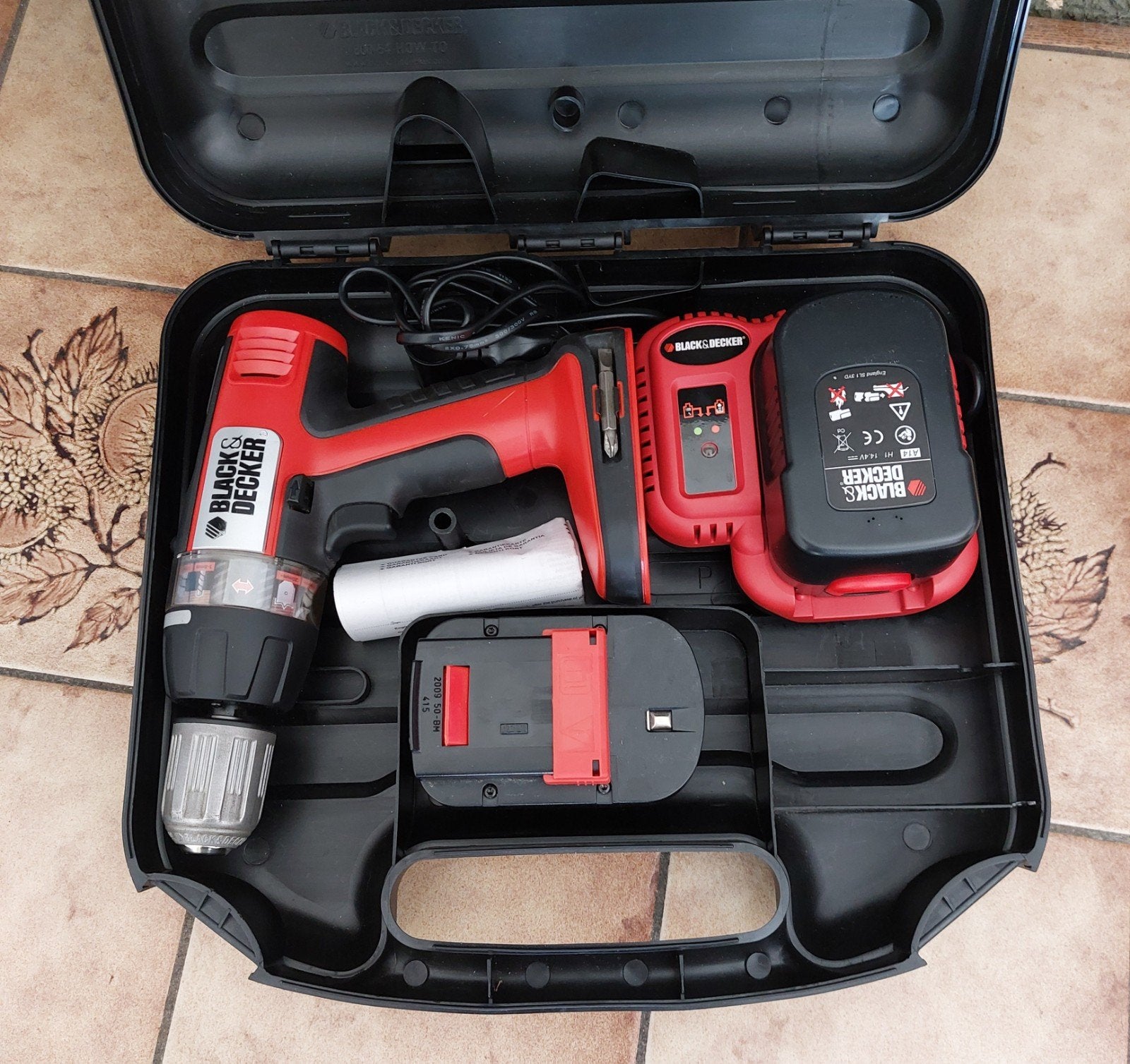 Perceuse visseuse Black&Decker sans fil, Bricolage & Construction, Enlèvement ou Envoi, Utilisé, Perceuse