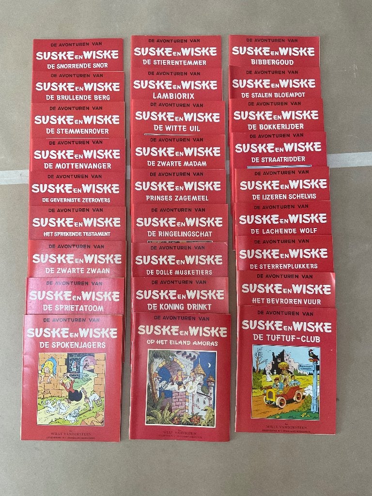 suske en wiske strips , Plusieurs BD, Enlèvement, Utilisé, Willy Vandersteen