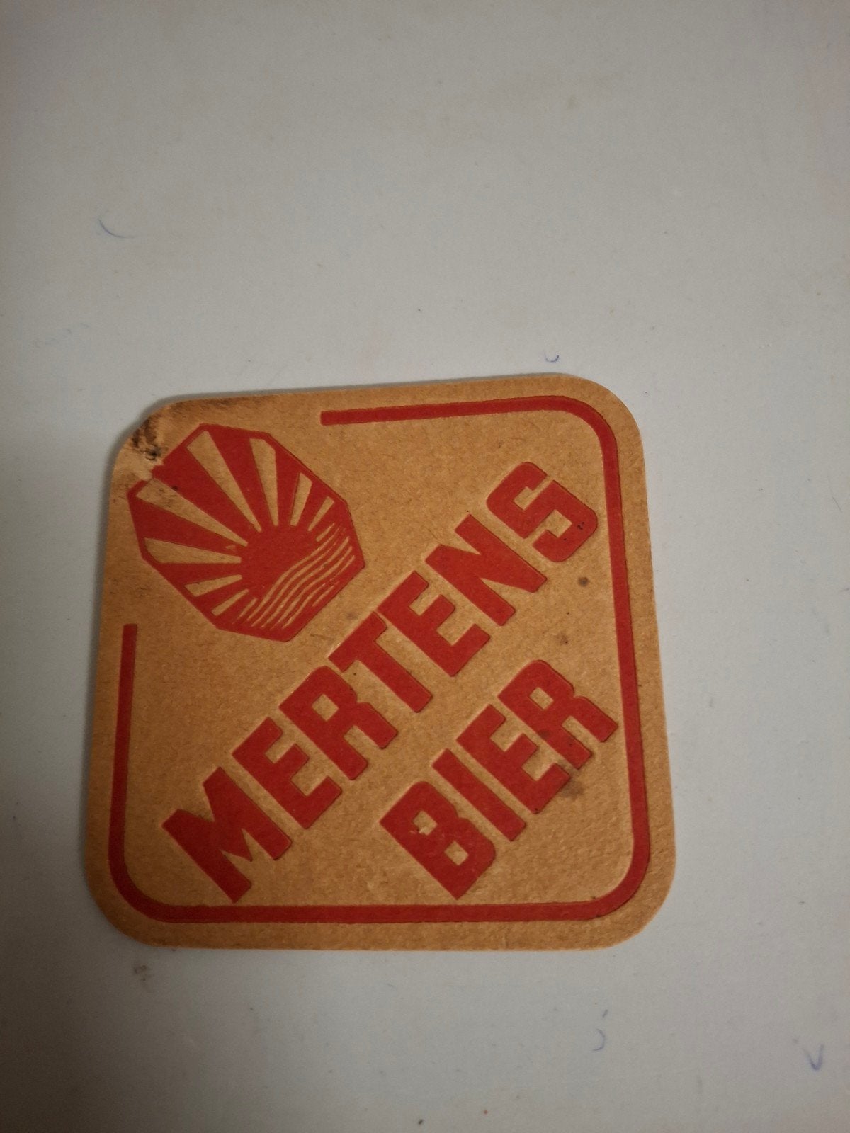 oud bierviltje mertens bier kruibeke, Verzamelen, Ophalen of Verzenden