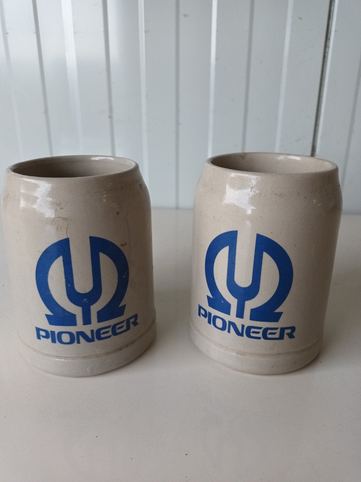 Vintage Pioneer bierpullen (jaren 70 logo, Antiek en Kunst, Ophalen of Verzenden