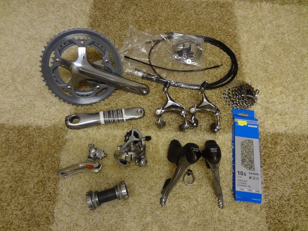 Nieuw 3x shimano 105 Ultegra 10 speed groep sets, Fietsen en Brommers, Fietsaccessoires | Overige Fietsaccessoires, Nieuw, Ophalen of Verzenden