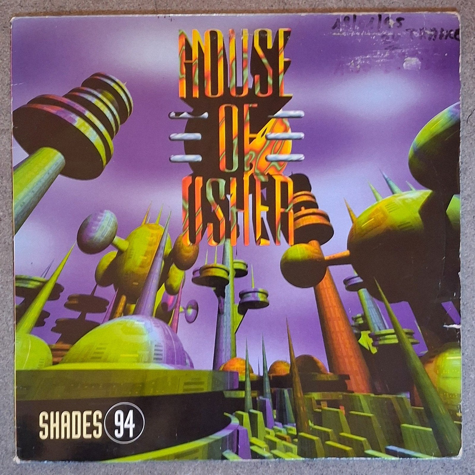 House Of Usher: Shades 94 (12"), CD & DVD, Vinyles | Dance & House, Vinyle coloré, Enlèvement ou Envoi, House