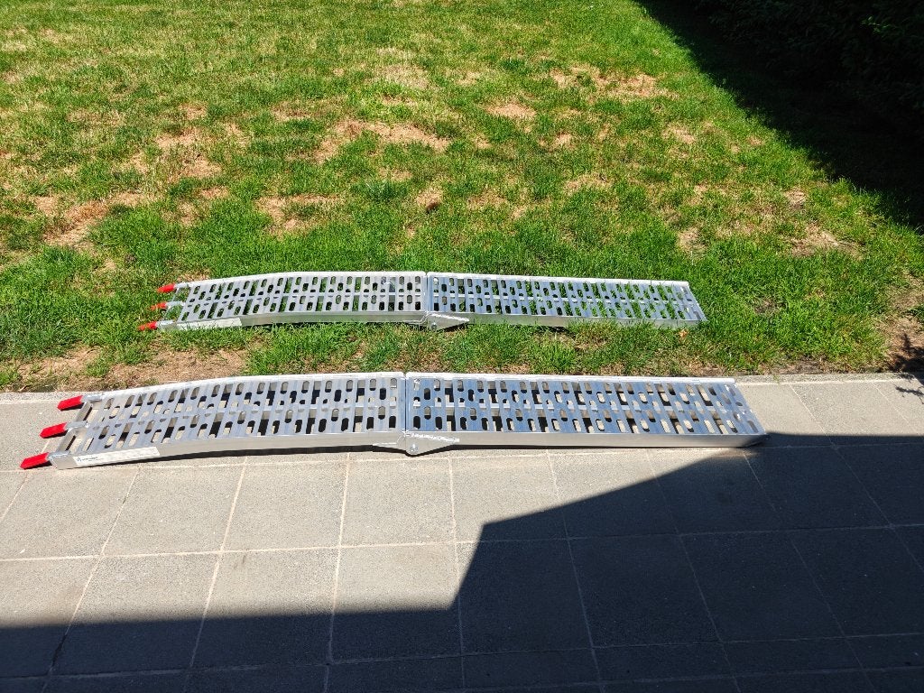 Oprijplaten, Ophalen