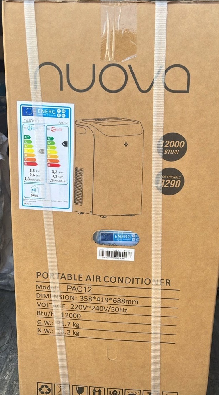 Mobiele airco, Electroménager, Neuf, Enlèvement ou Envoi, Moins de 60 m³, Refroidissement et Déshumidification