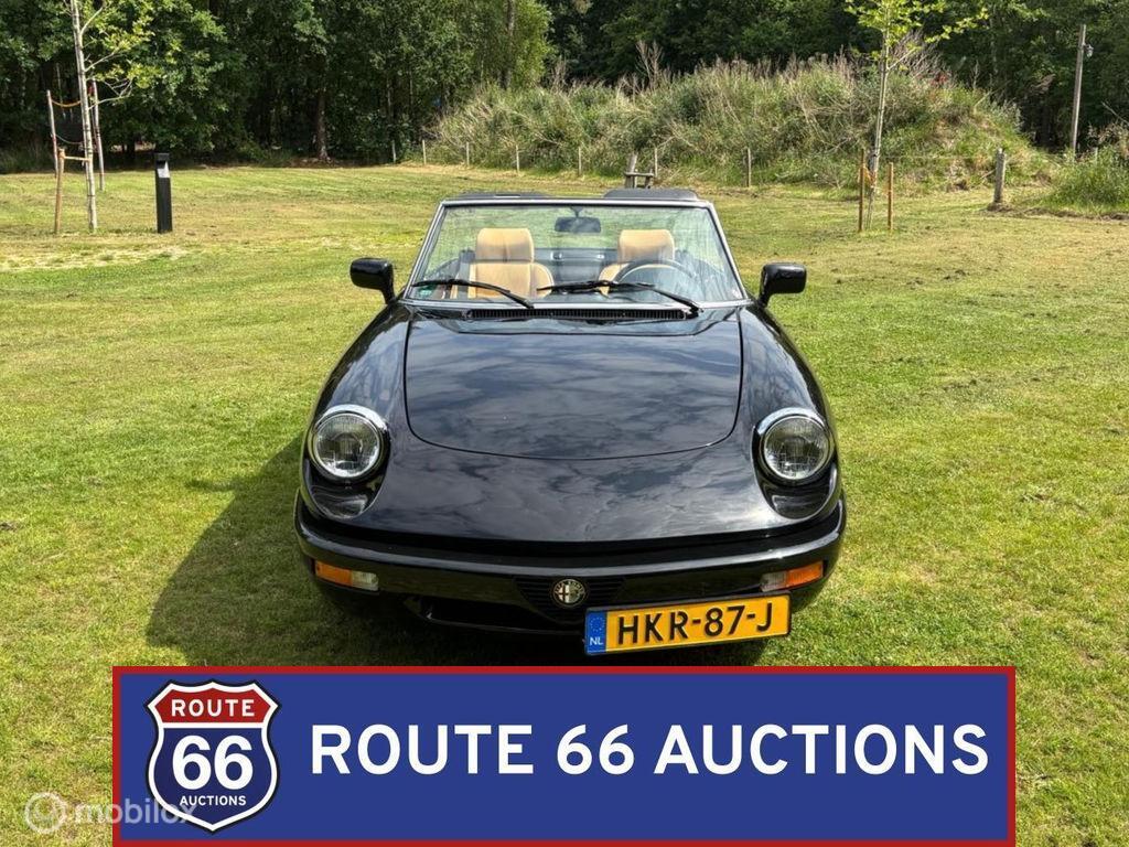 Alfa Romeo Spider | 1991 | Route 66 Auctions, Autos, Achat, Entreprise, Boîte manuelle, Autre carrosserie