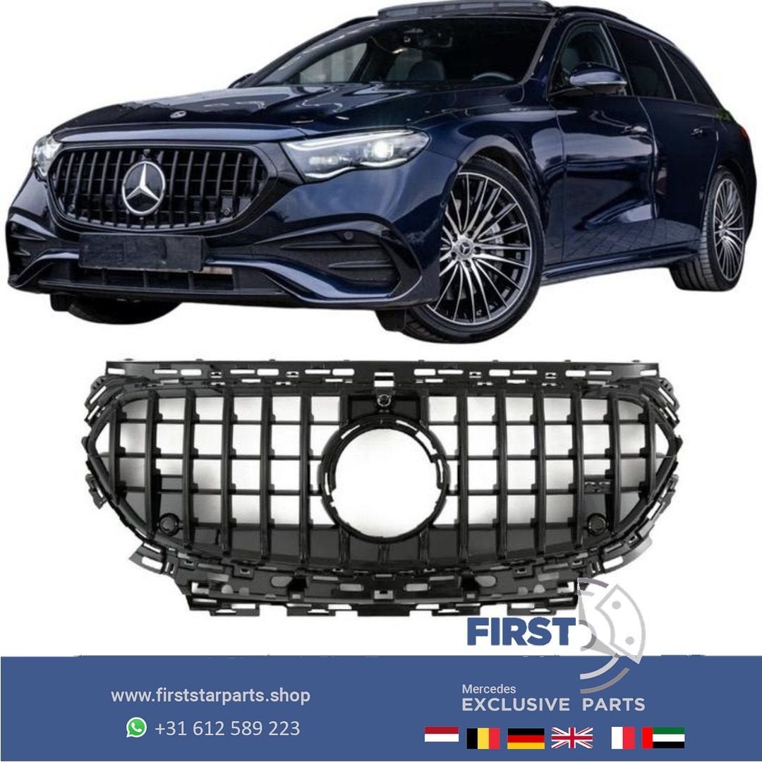 W214 GT GRIL Mercedes E KLASSE PANAMERICANA GRIL ZWART of CH, Gebruikt, -, Ophalen of Verzenden, -