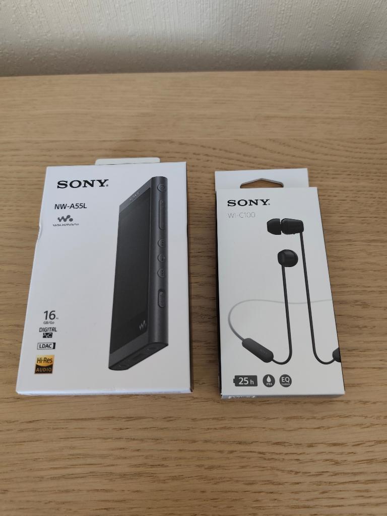 Sony A55L+ Walkman koptelefoon, Audio, Tv en Foto, Mp3-spelers | Apple iPod, Ophalen, Classic, Zwart, Zo goed als nieuw