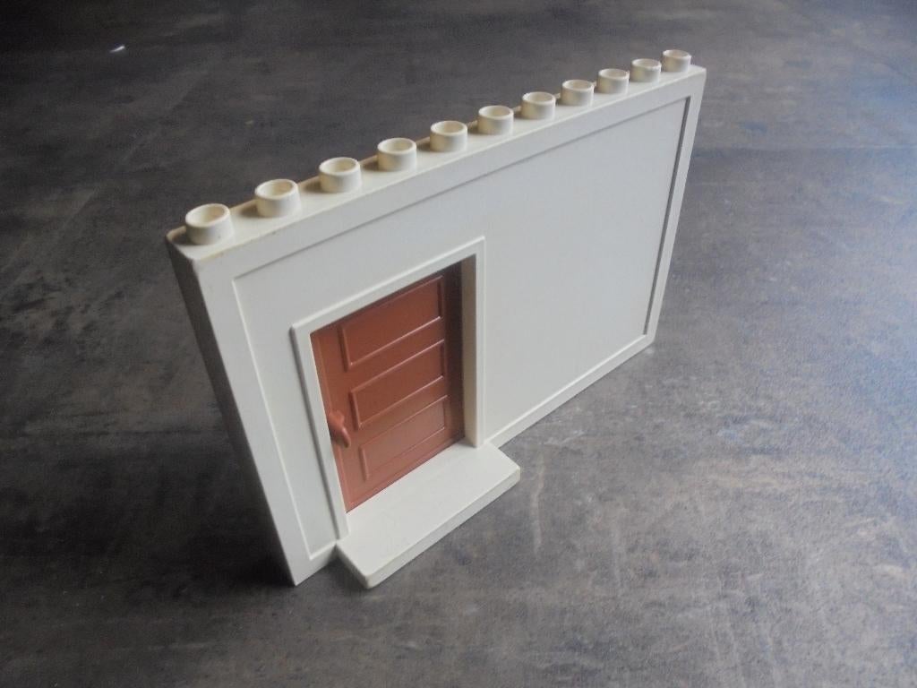 Lego Duplo Wall with Sliding Door (zie foto's) !!!LEZEN!!! 8, Verzenden, Gebruikt, Losse stenen, Duplo
