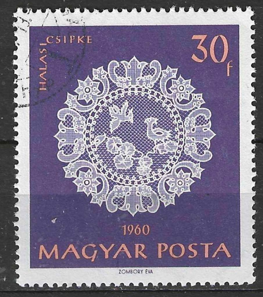 Hongarije 1960 - Yvert 1346 - Kant uit Halas - 30 fi. (ST), Postzegels en Munten, Postzegels | Europa | Hongarije, Verzenden, Gestempeld