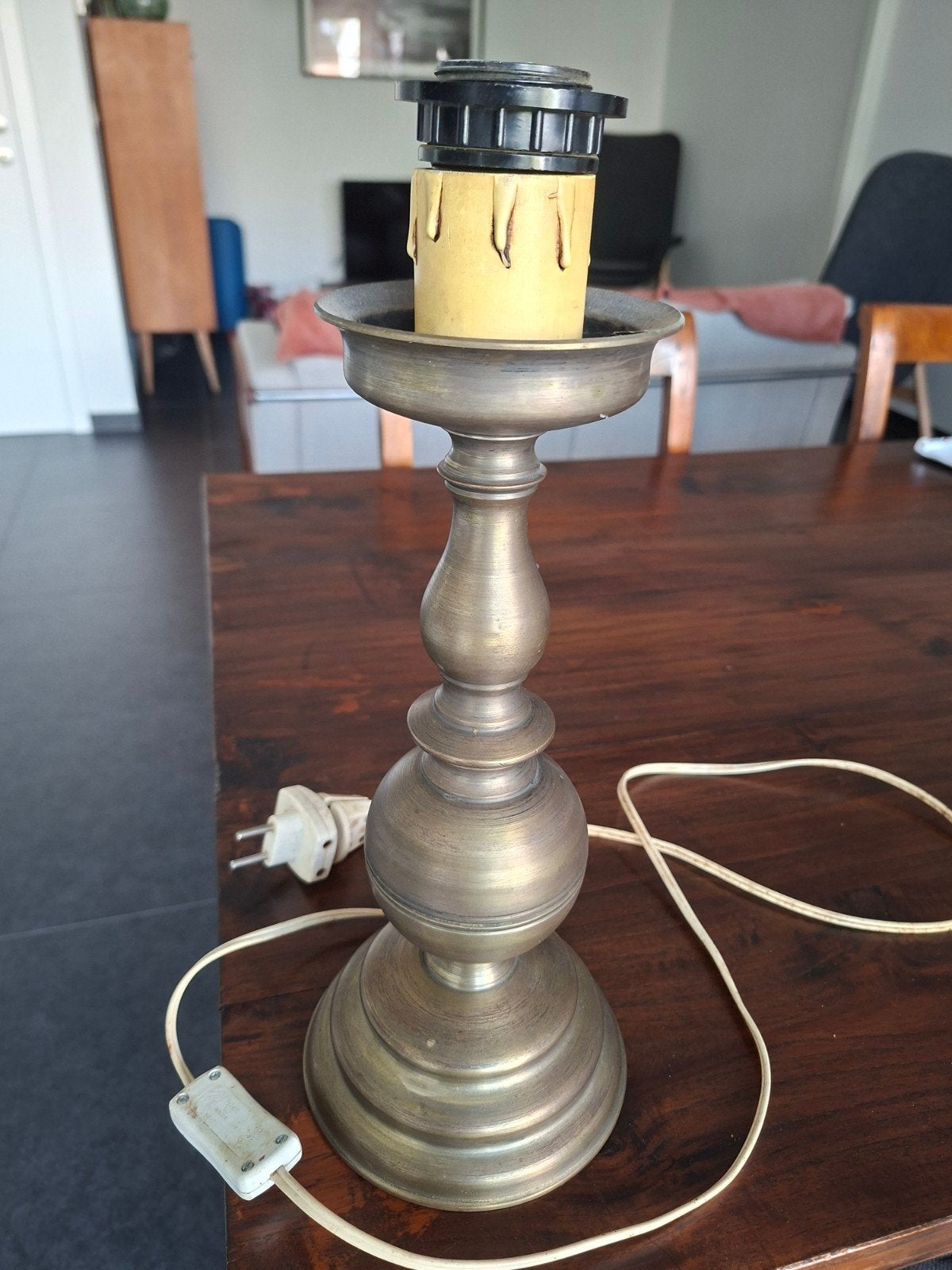 lamppoot, Ophalen, Gebruikt, Goud, Metaal