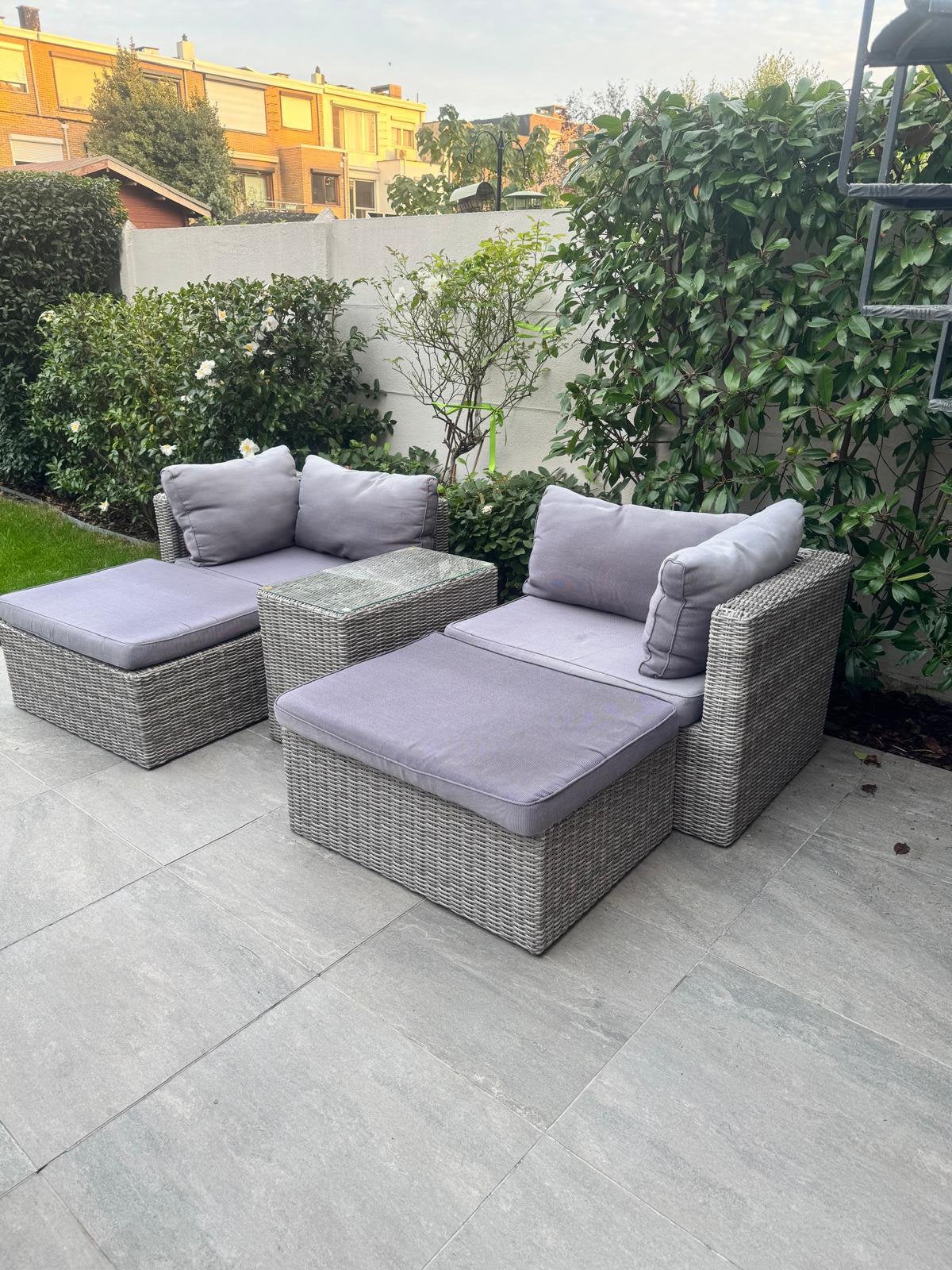 Tuinmeubels, Tuin en Terras, Ophalen, Kunststof, Gebruikt, 6 zitplaatsen