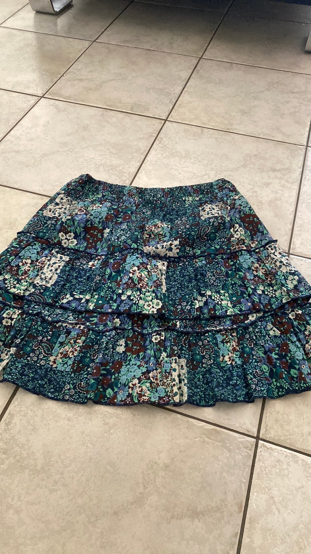 Bloemenrok, Kleding | Dames, Rokken, Ophalen, Meerkleurig, Zo goed als nieuw, Maat 36 (S)