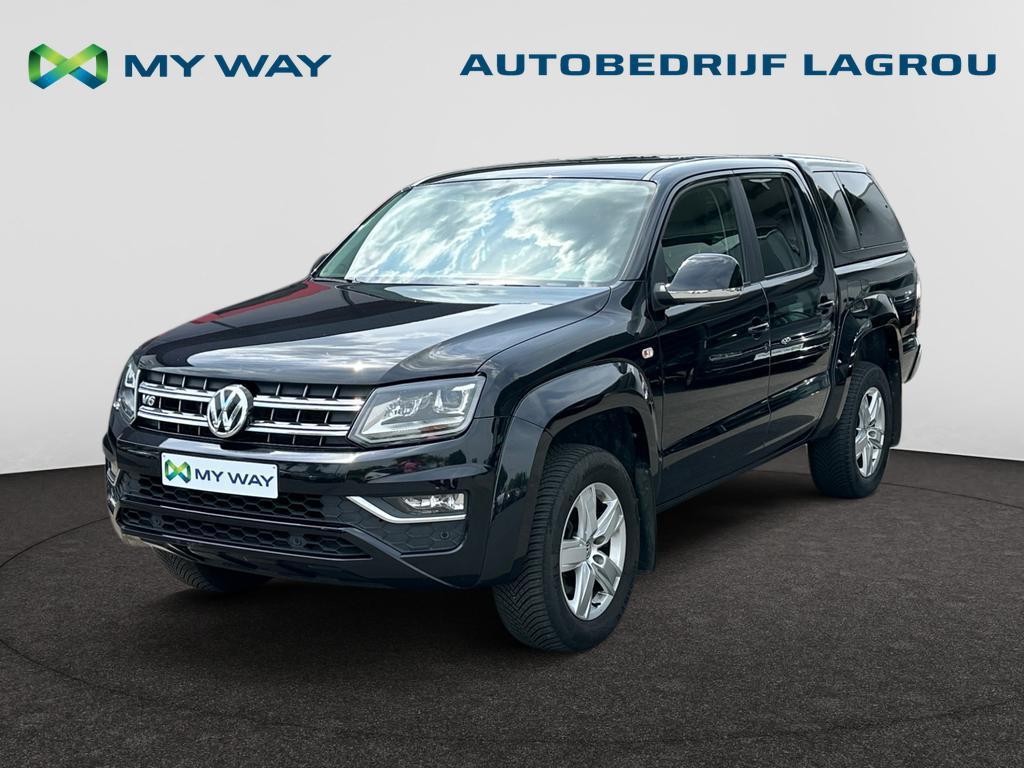 Volkswagen Amarok Double Cab Amarok 3.0 V6 TDi 4Motion Highl, Auto's, Automaat, 264 g/km, Zwart, Diesel