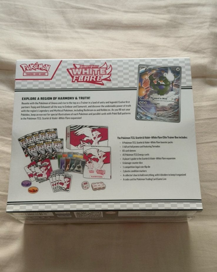 Pokémon TCG White Flare Elite Trainer Box | Sealed |, Envoi