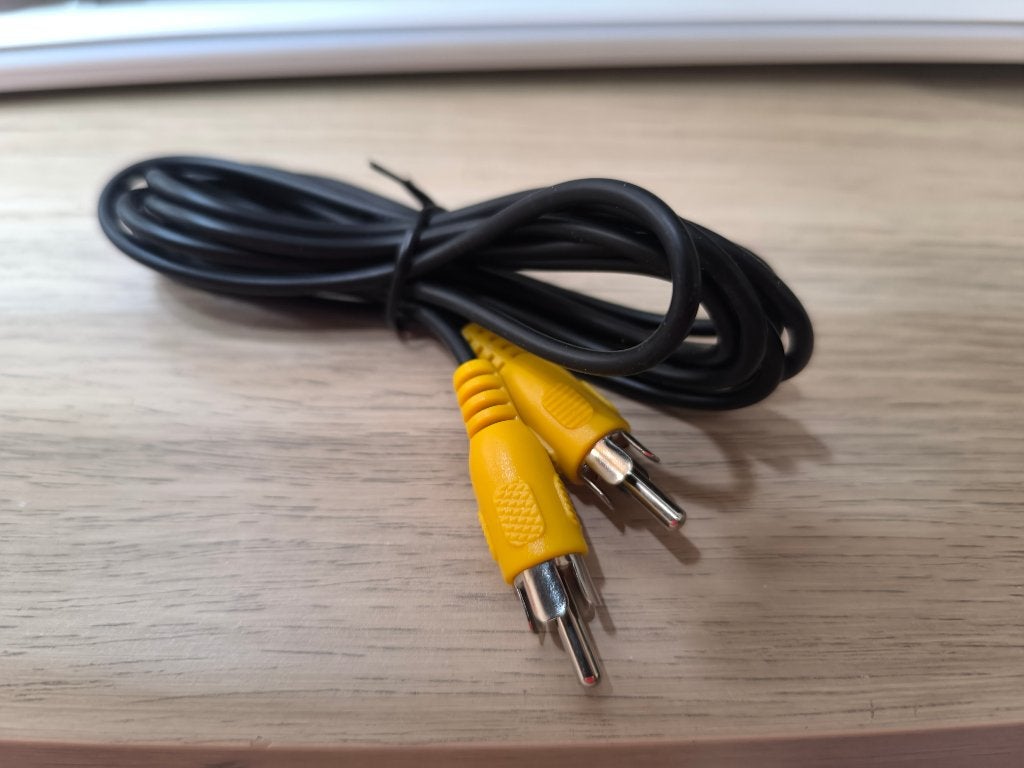 RCA-composietvideokabel (Cinch geel) mannelijk/mannelijk, Ophalen, Zo goed als nieuw