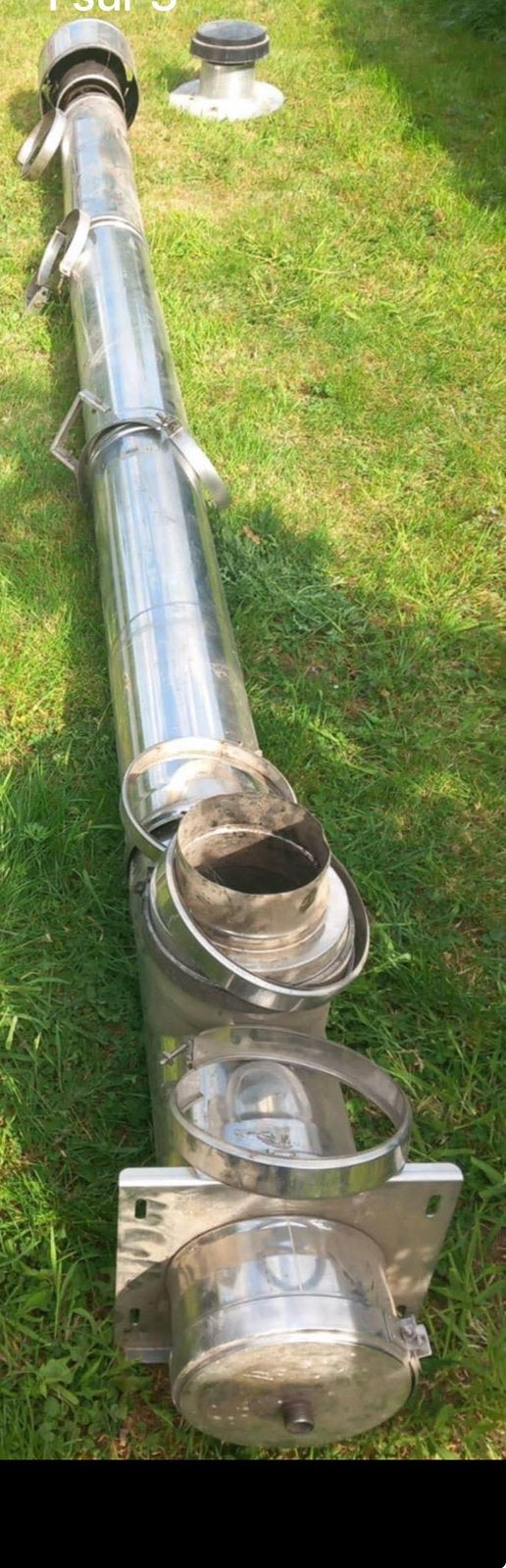 1 kit de conduits de cheminée, Enlèvement, Comme neuf