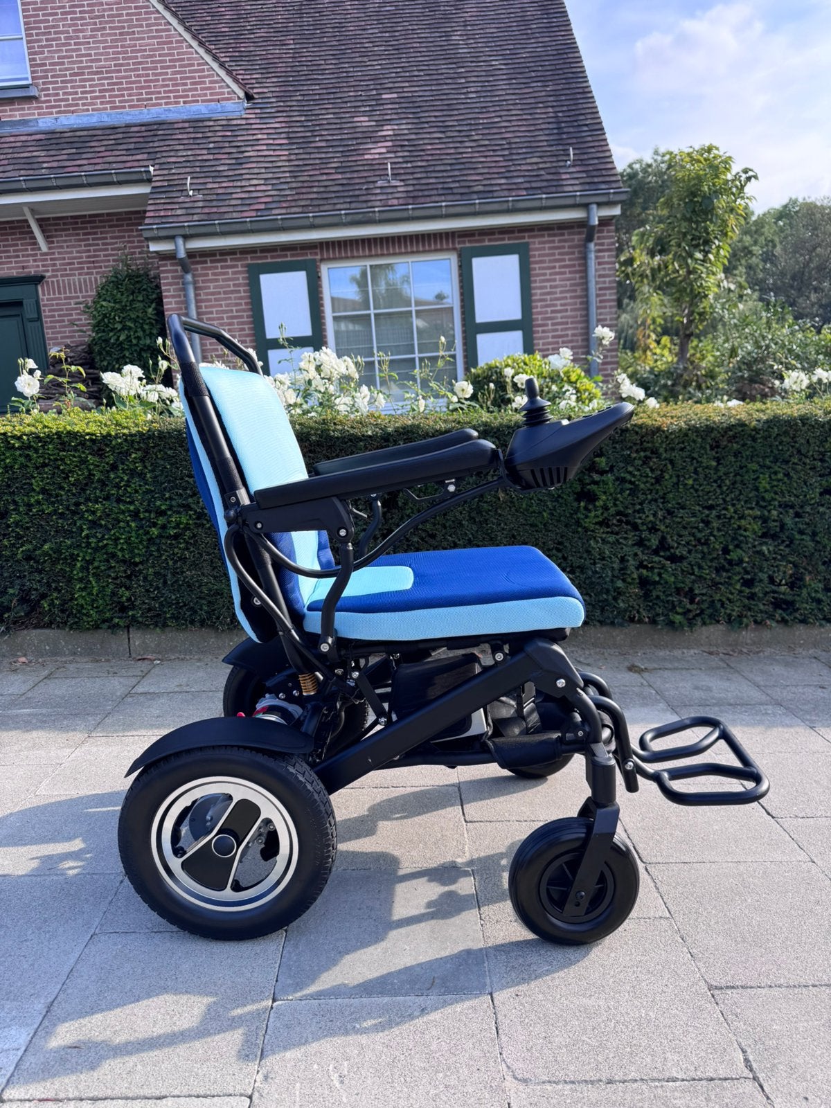Nieuwe Elektrische Rolstoel Opvouwbaar lichtgewicht rolwagen, Diversen, Ophalen of Verzenden, Inklapbaar, Zo goed als nieuw, Elektrische rolstoel