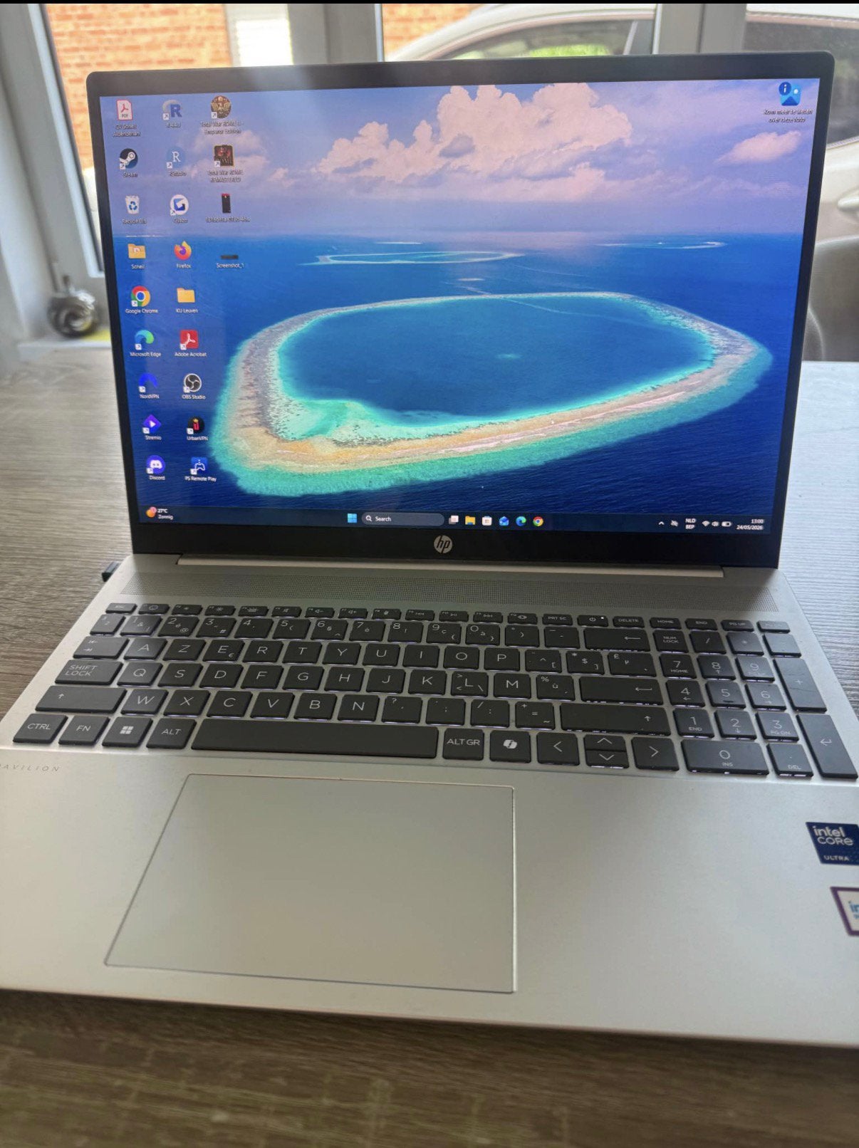 HP Pavilion 16 | Intel Core Ultra 7 | 16GB RAM 11TB SSD, Computers en Software, Windows Laptops, Ophalen, Gebruikt, Azerty, 16 GB