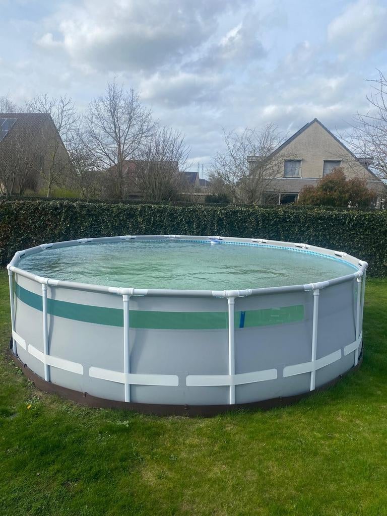Zwembad Intex Clearview met prism frame, Tuin en Terras, Ophalen