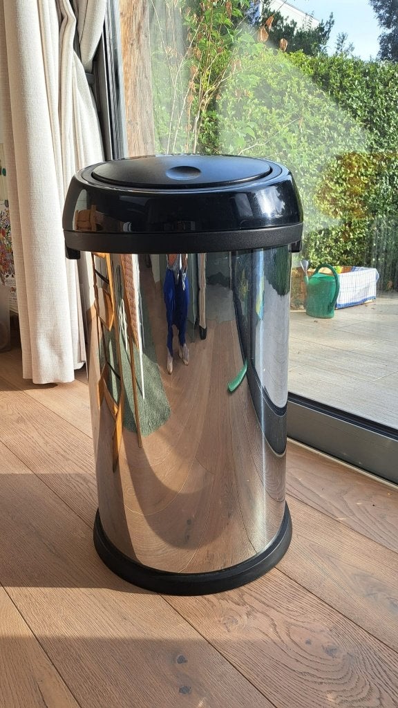 Poubelle Vuilbak Brabantia Touch Bin 60, 40 litres ou plus, Enlèvement, Utilisé, 50 – 75