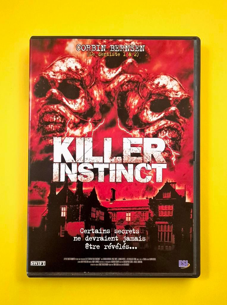 DVD 📀 Killer instinct - Horreur V2, Vanaf 16 jaar, Ophalen of Verzenden, Zo goed als nieuw, Slasher