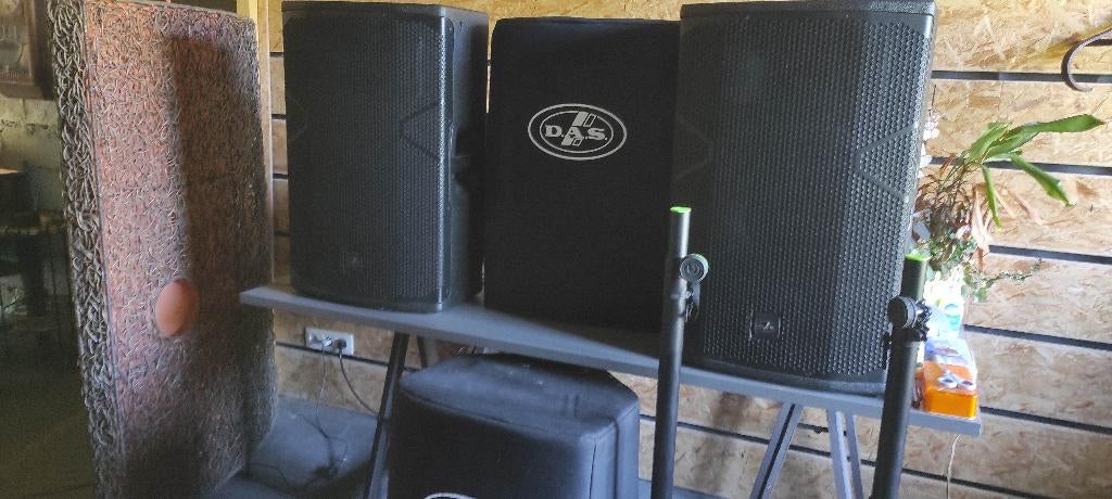 enceintes professionnelles DAS VANTEC 15a, Musique & Instruments, Enlèvement, Comme neuf, 1000 watts ou plus, Sono