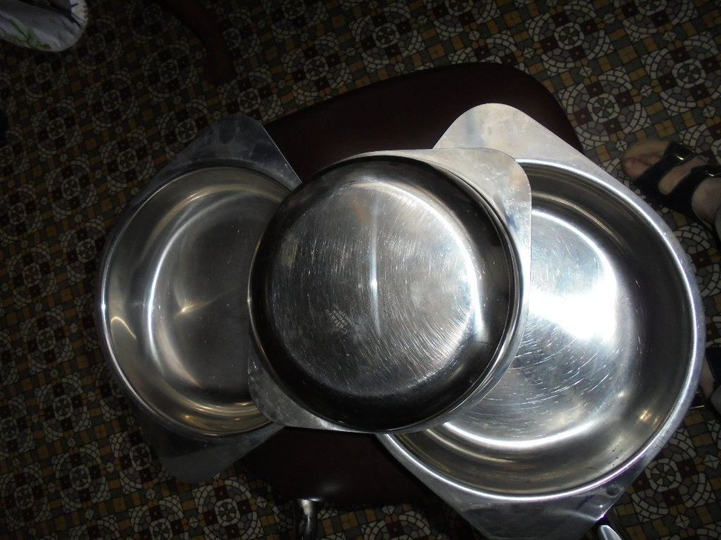 3 legumiers de la marque cultura, Maison & Meubles, Accessoires pour la Maison | Plateaux, Enlèvement, Utilisé, Rond, Métal