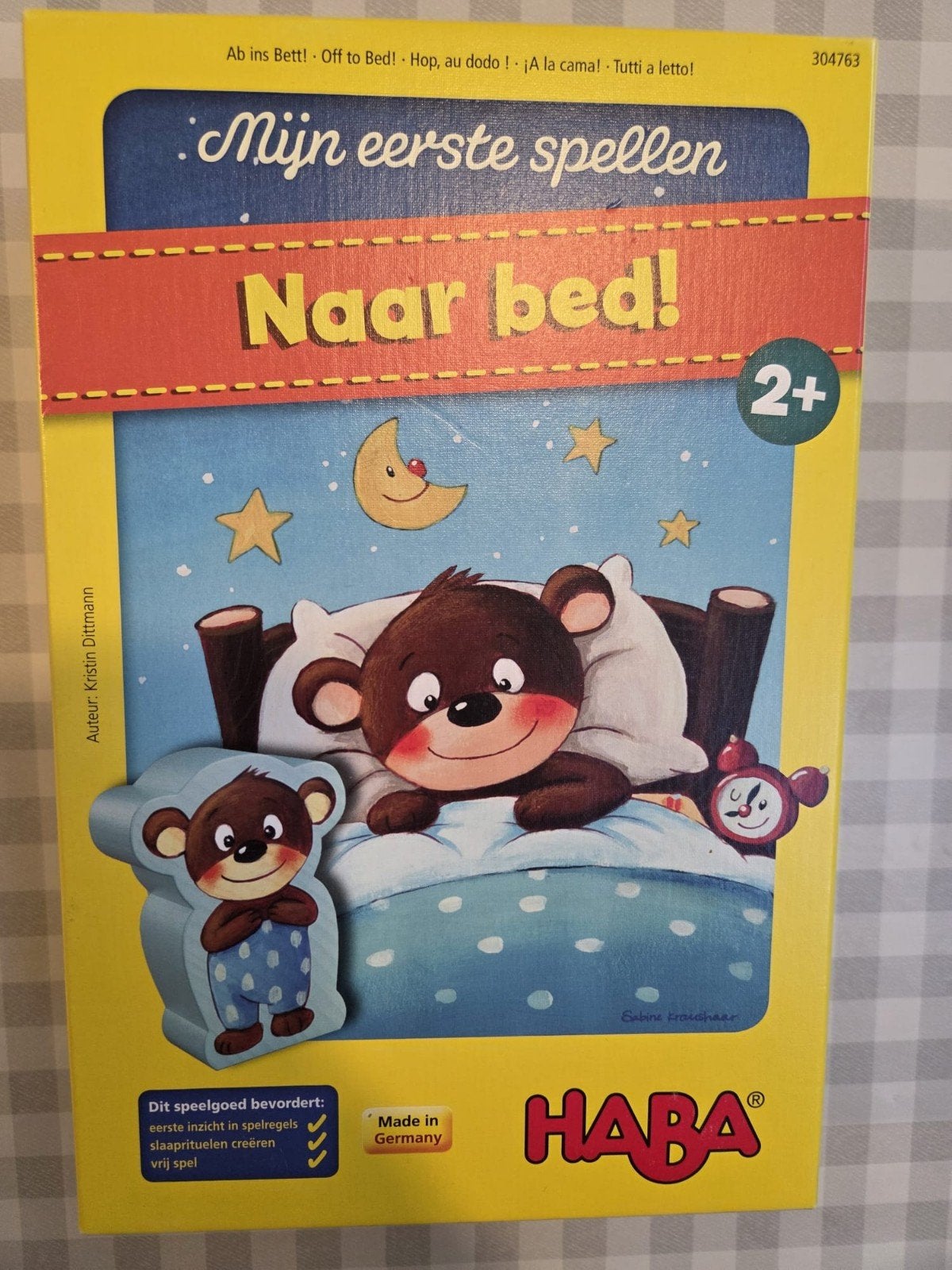 HABA Naar bed spel, Kinderen en Baby's, Ophalen of Verzenden, Zo goed als nieuw