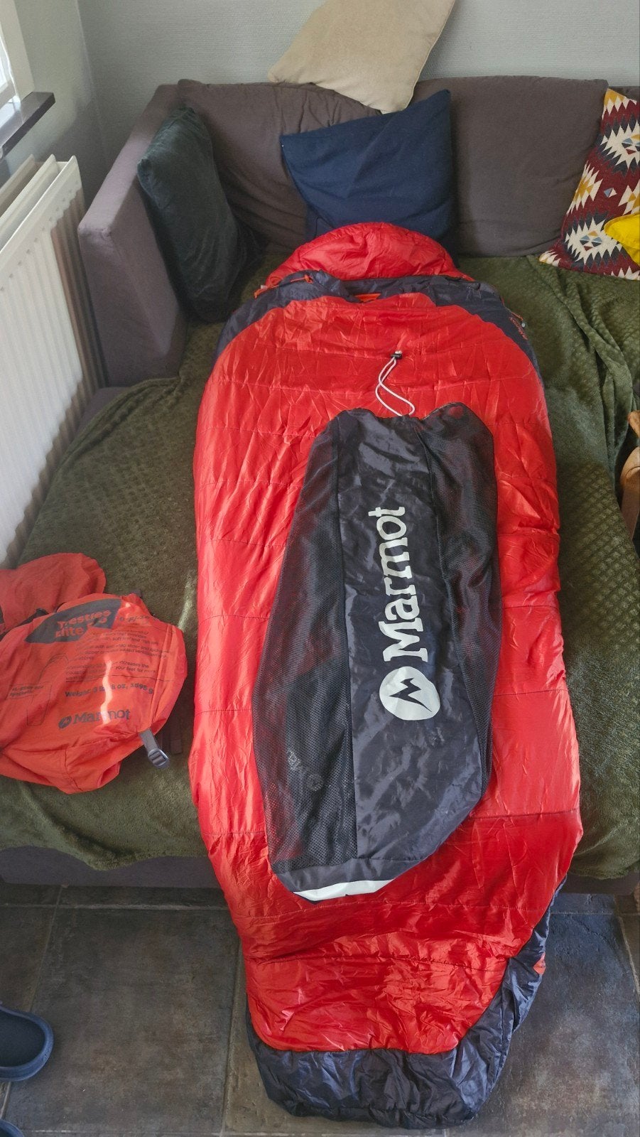 sleep bag marmot trestles, Ophalen